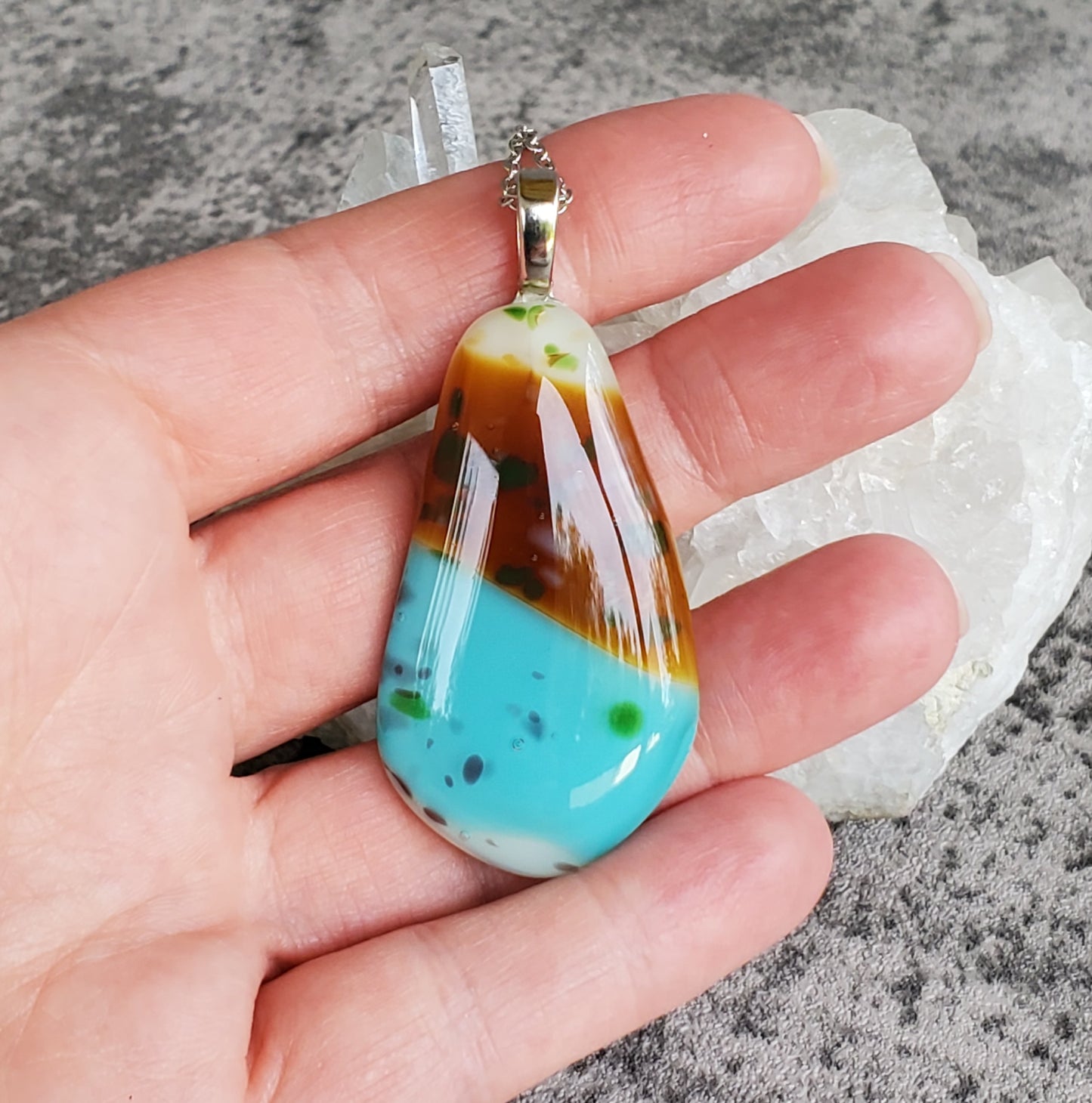 Fused Glass Pendant