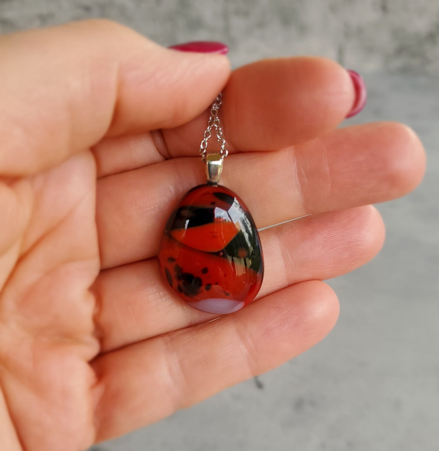 Fused Glass Pendant