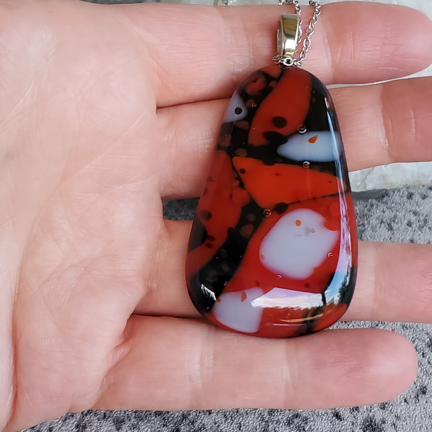 Fused Glass Pendant