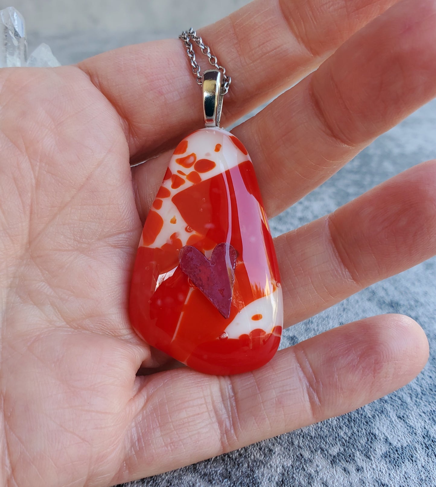 Fused Glass Pendant