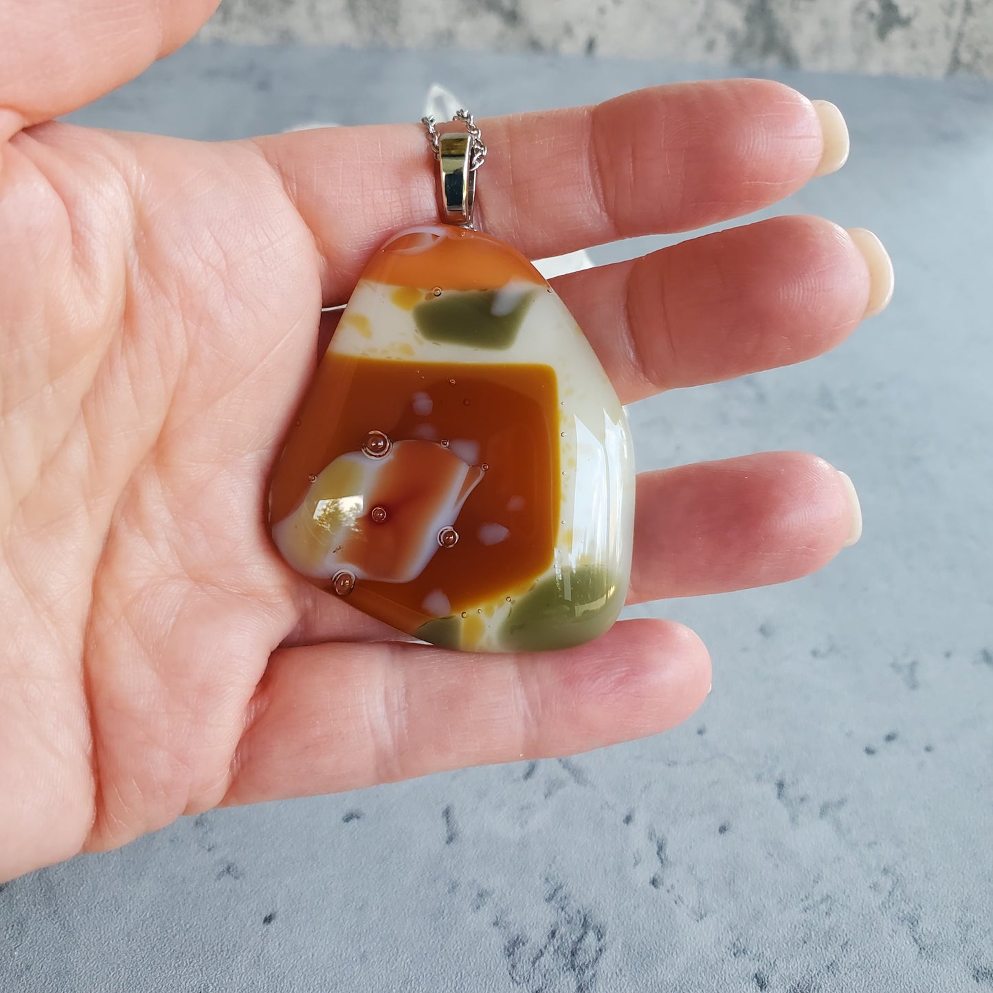 Fused Glass Pendant