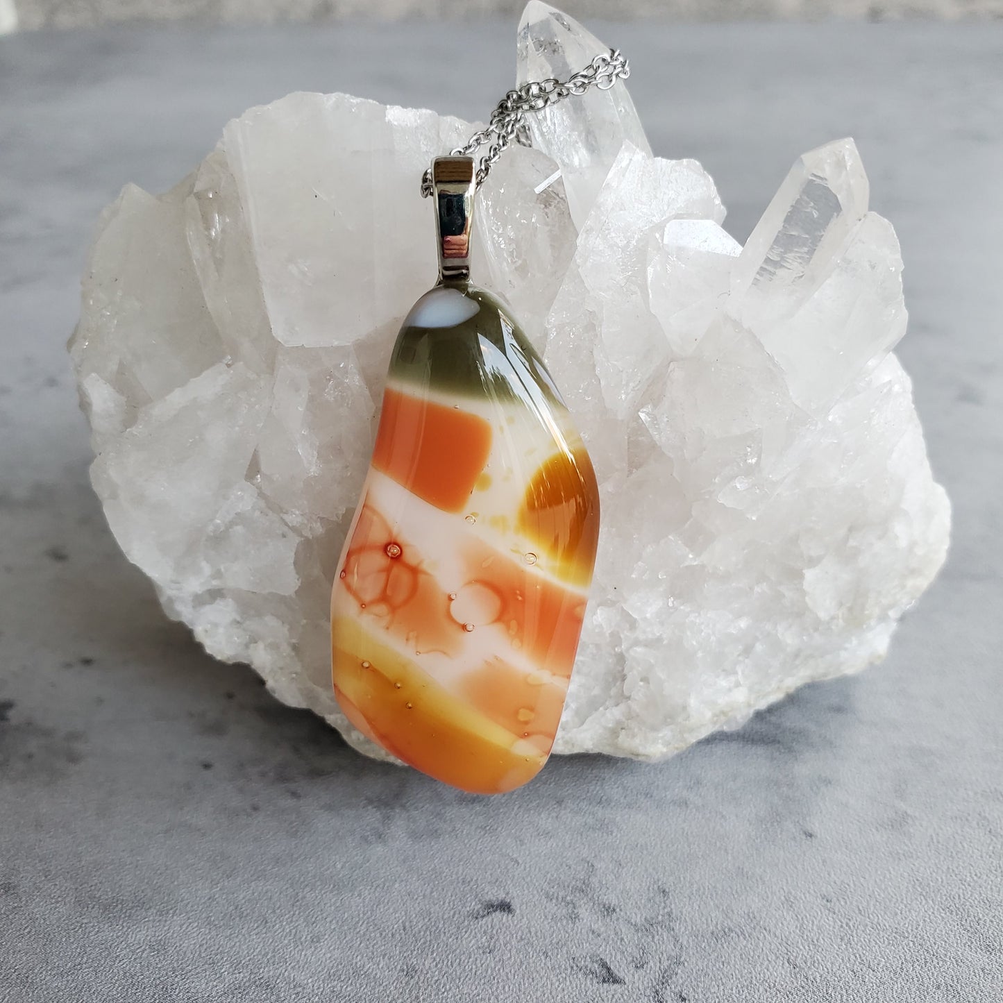 Fused Glass Pendant