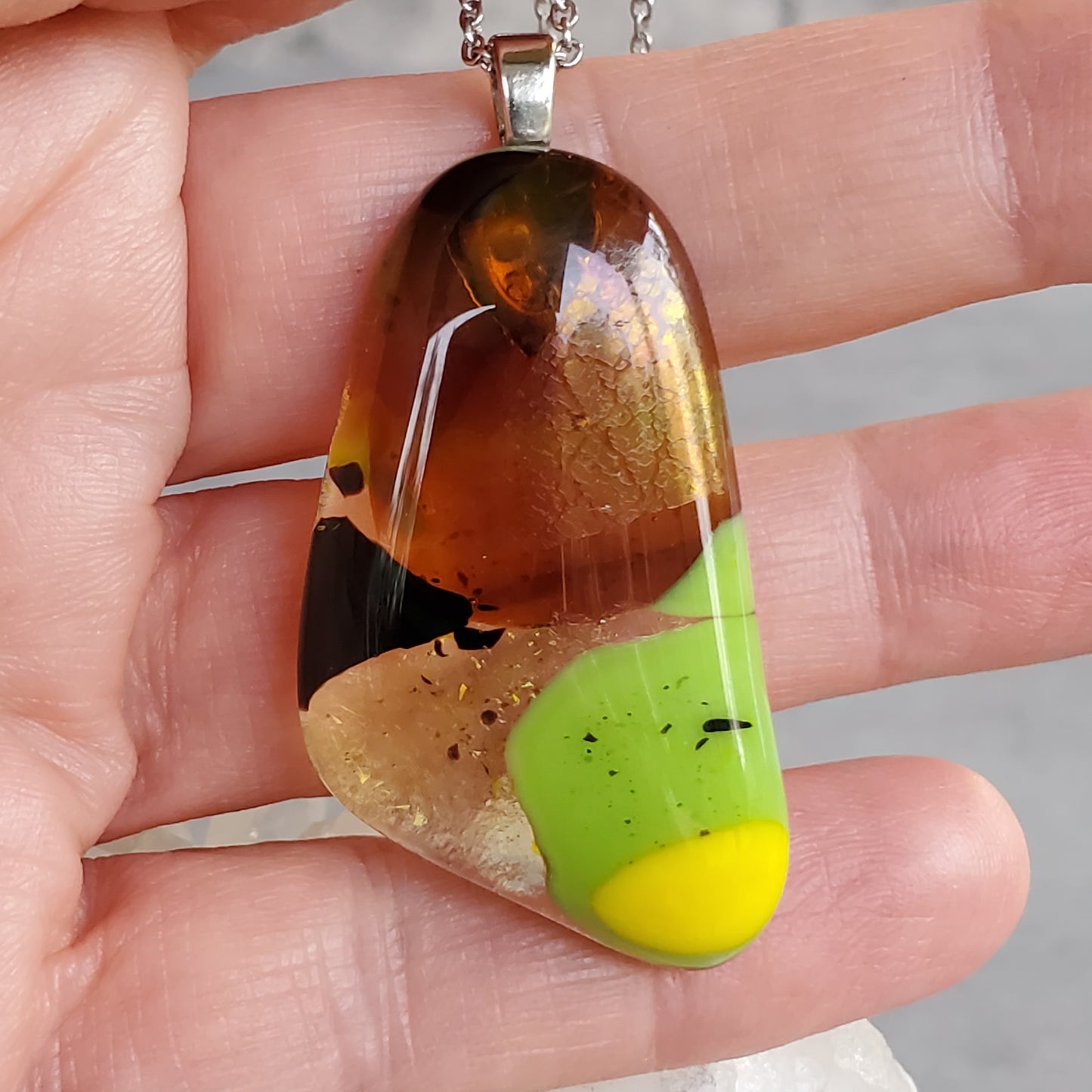 Fused Glass Pendant