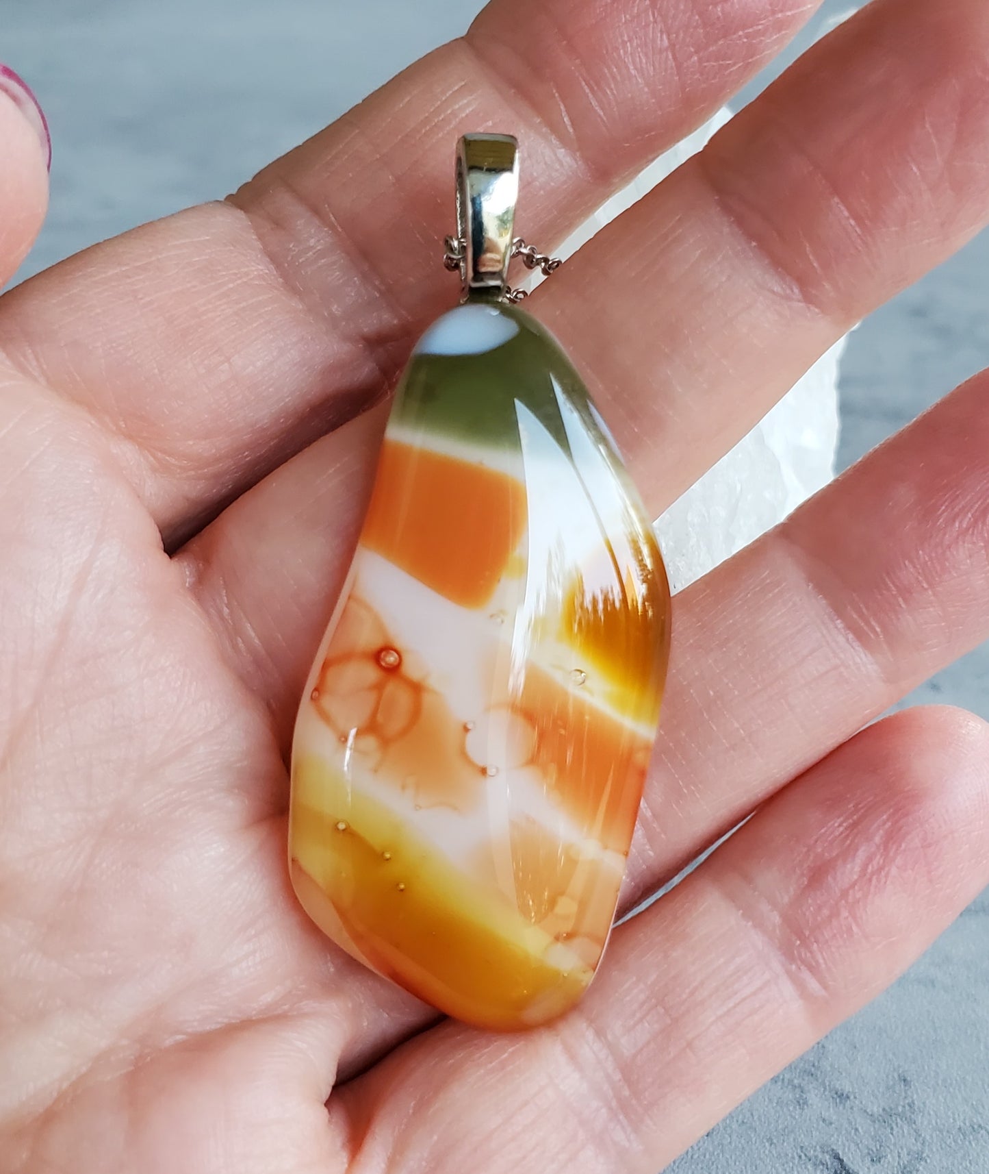 Fused Glass Pendant