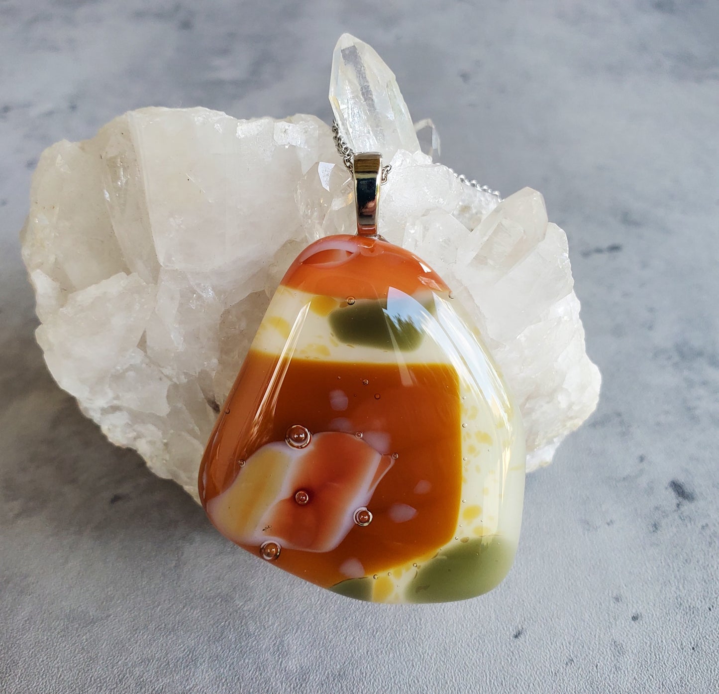 Fused Glass Pendant