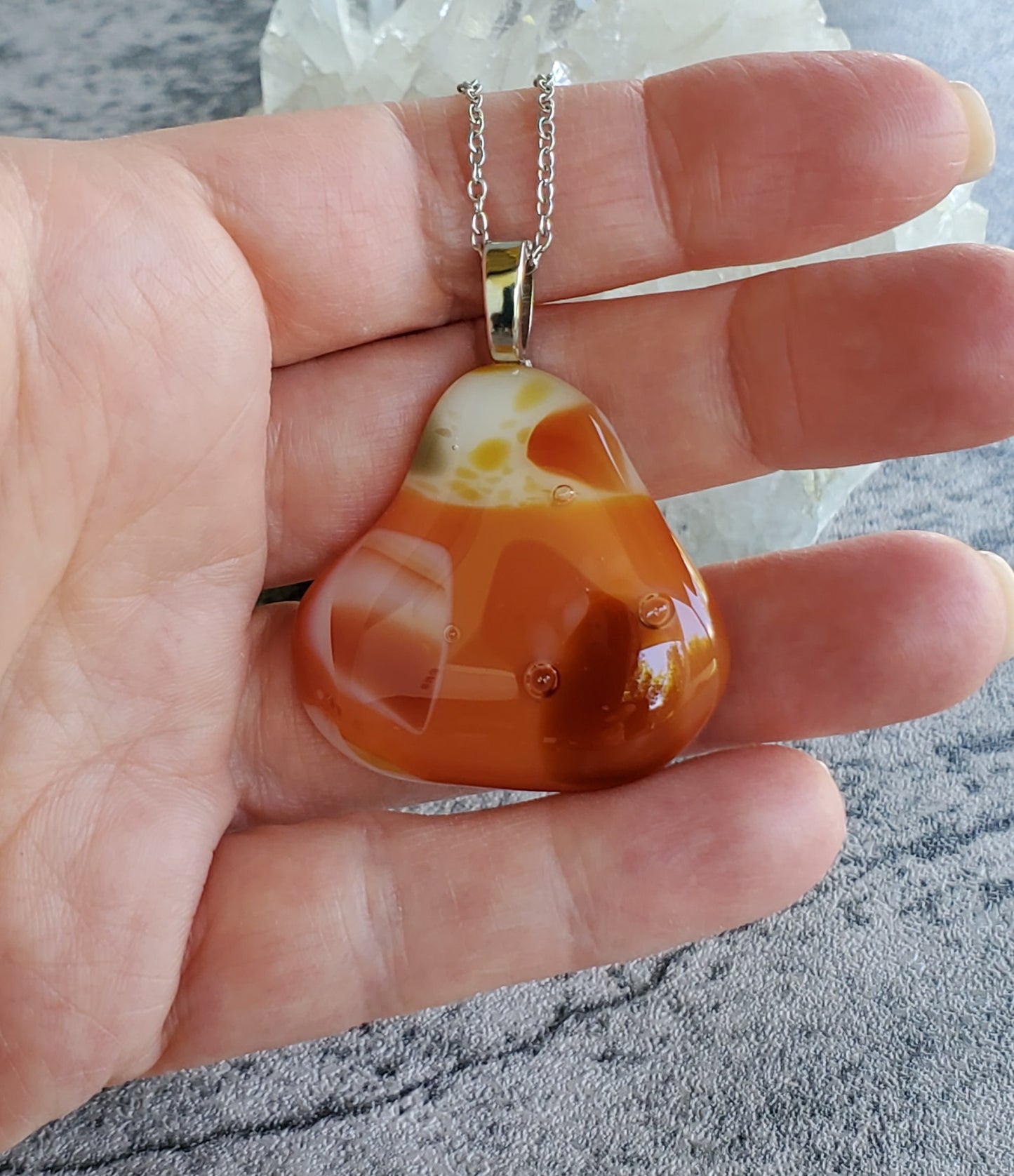 Fused Glass Pendant