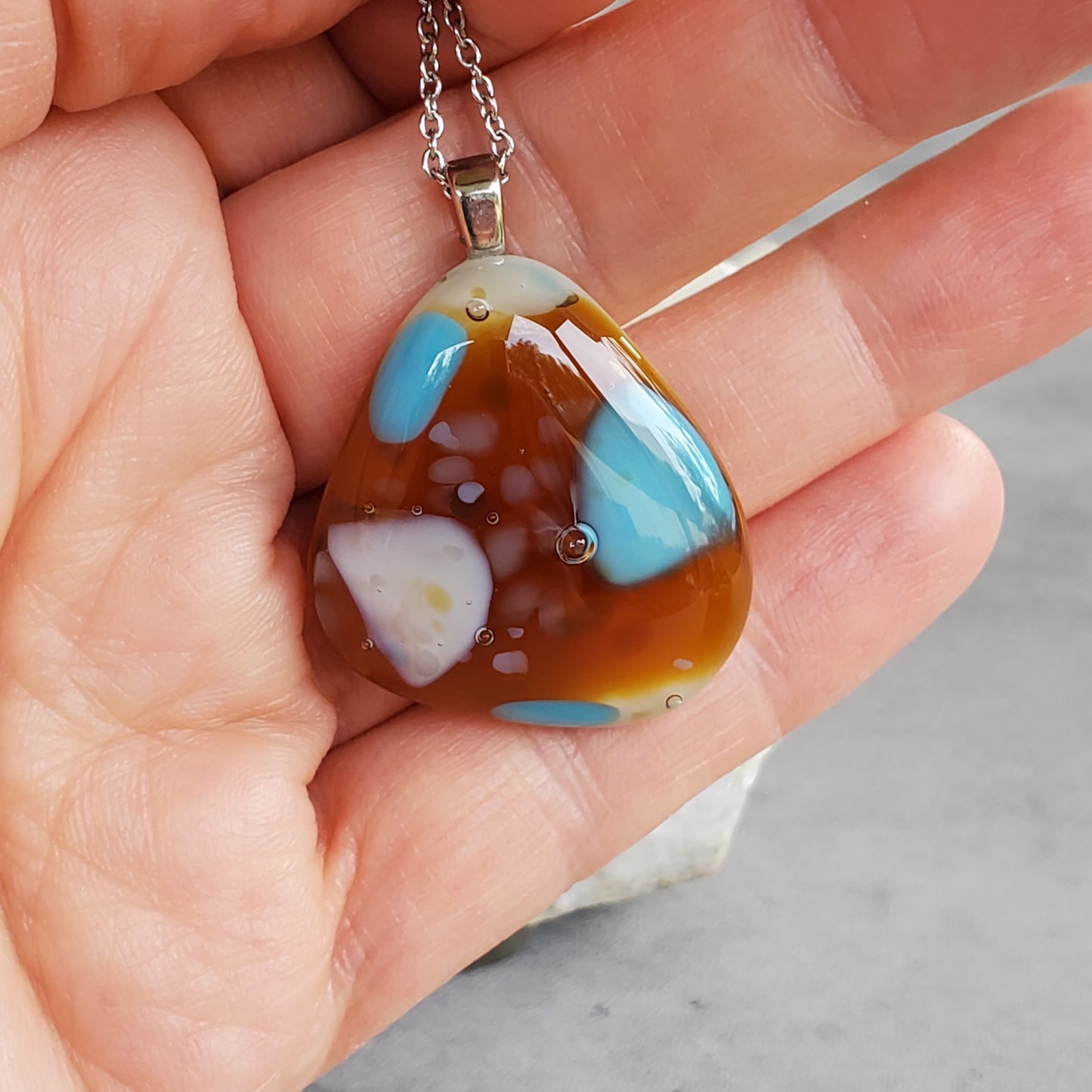 Fused Glass Pendant