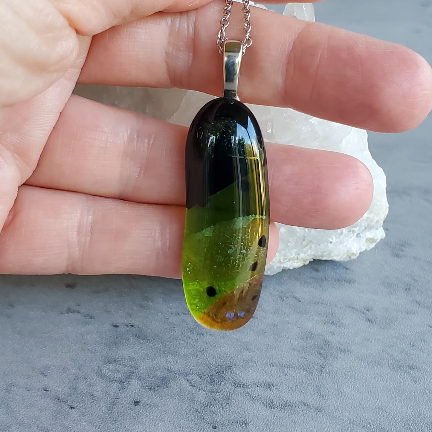 Fused Glass Pendant