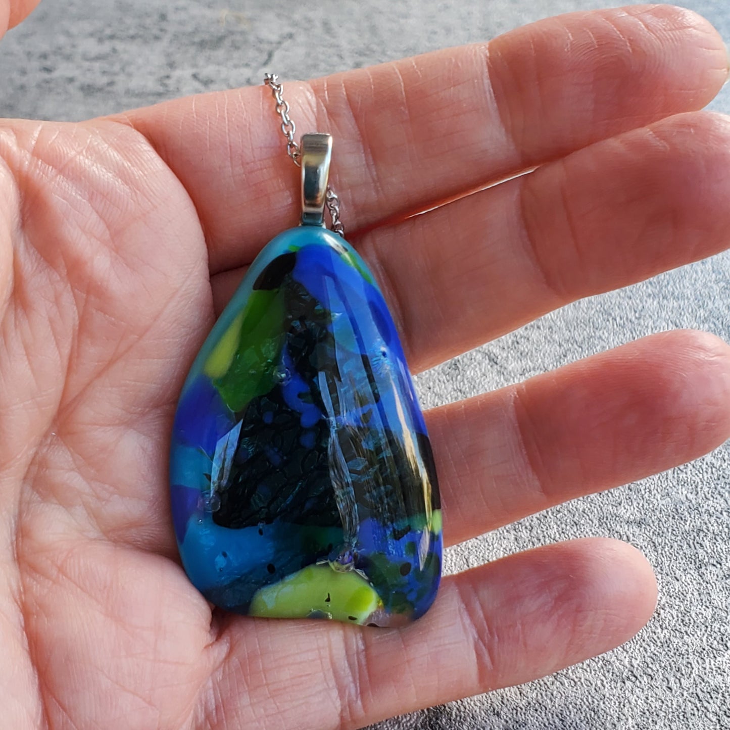 Fused Glass Pendant