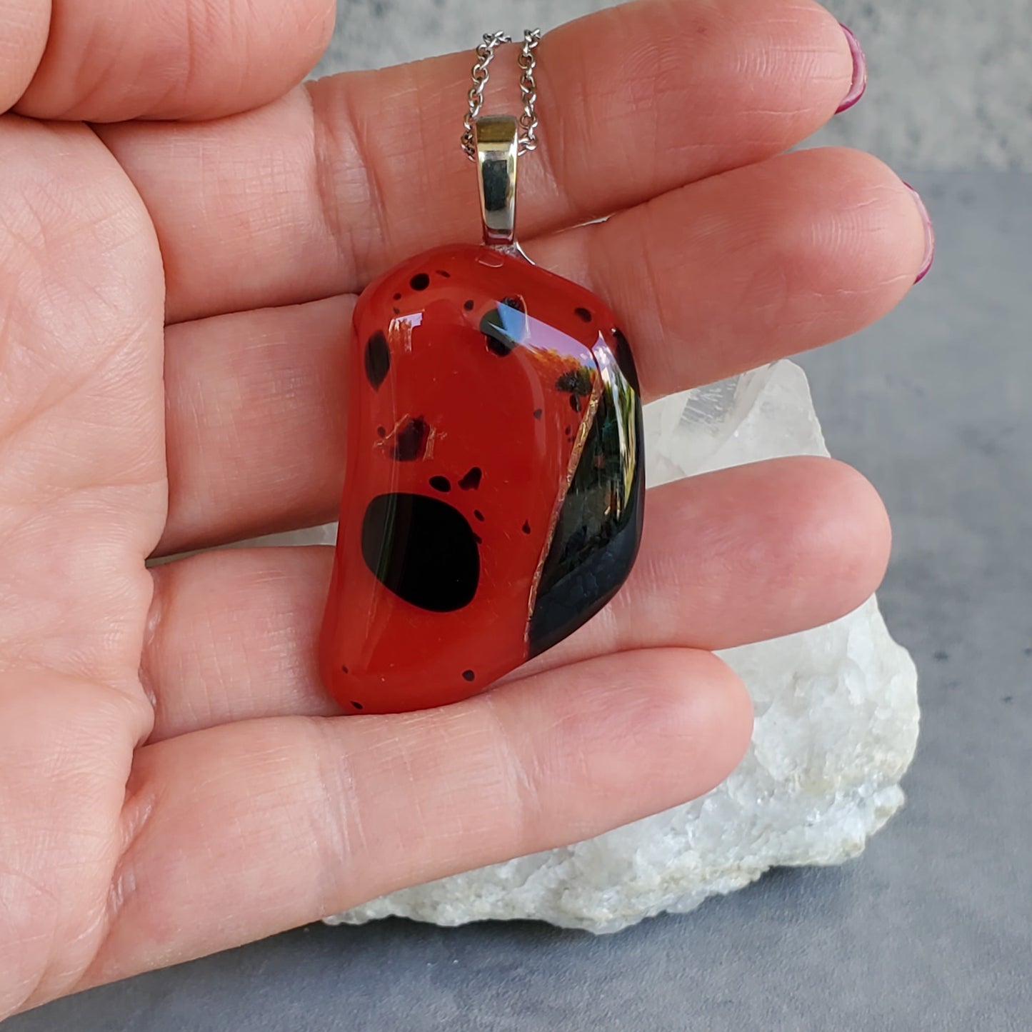 Fused Glass Pendant