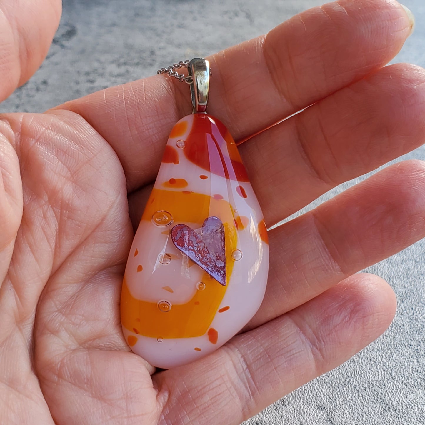 Fused Glass Pendant