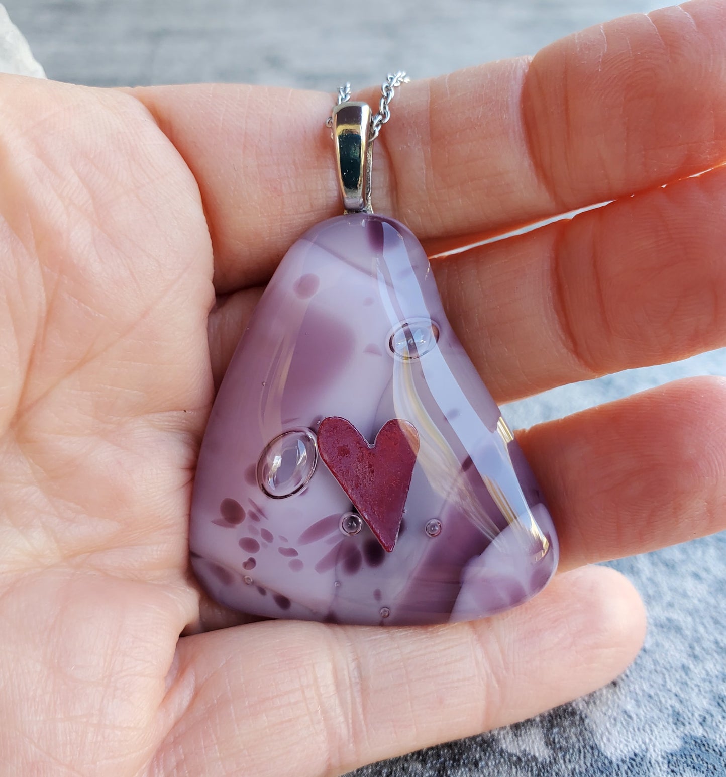 Fused Glass Pendant