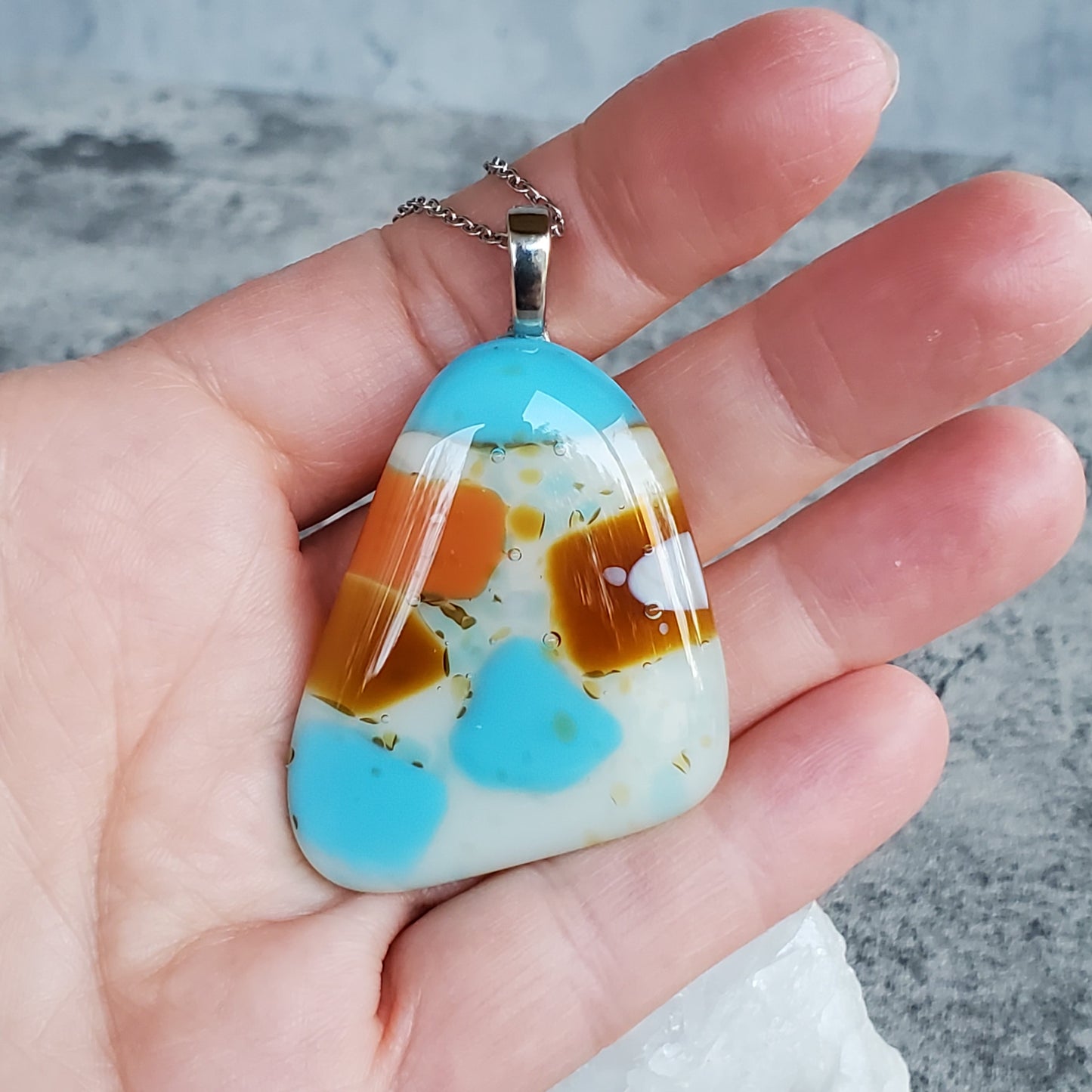 Fused Glass Pendant