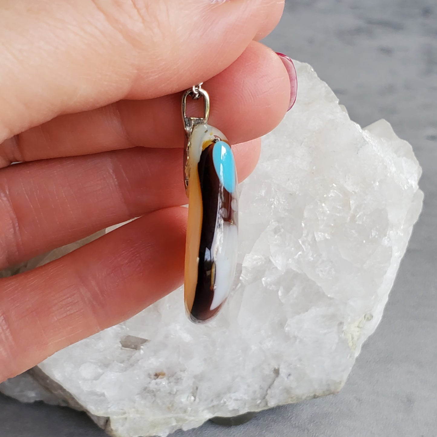 Fused Glass Pendant
