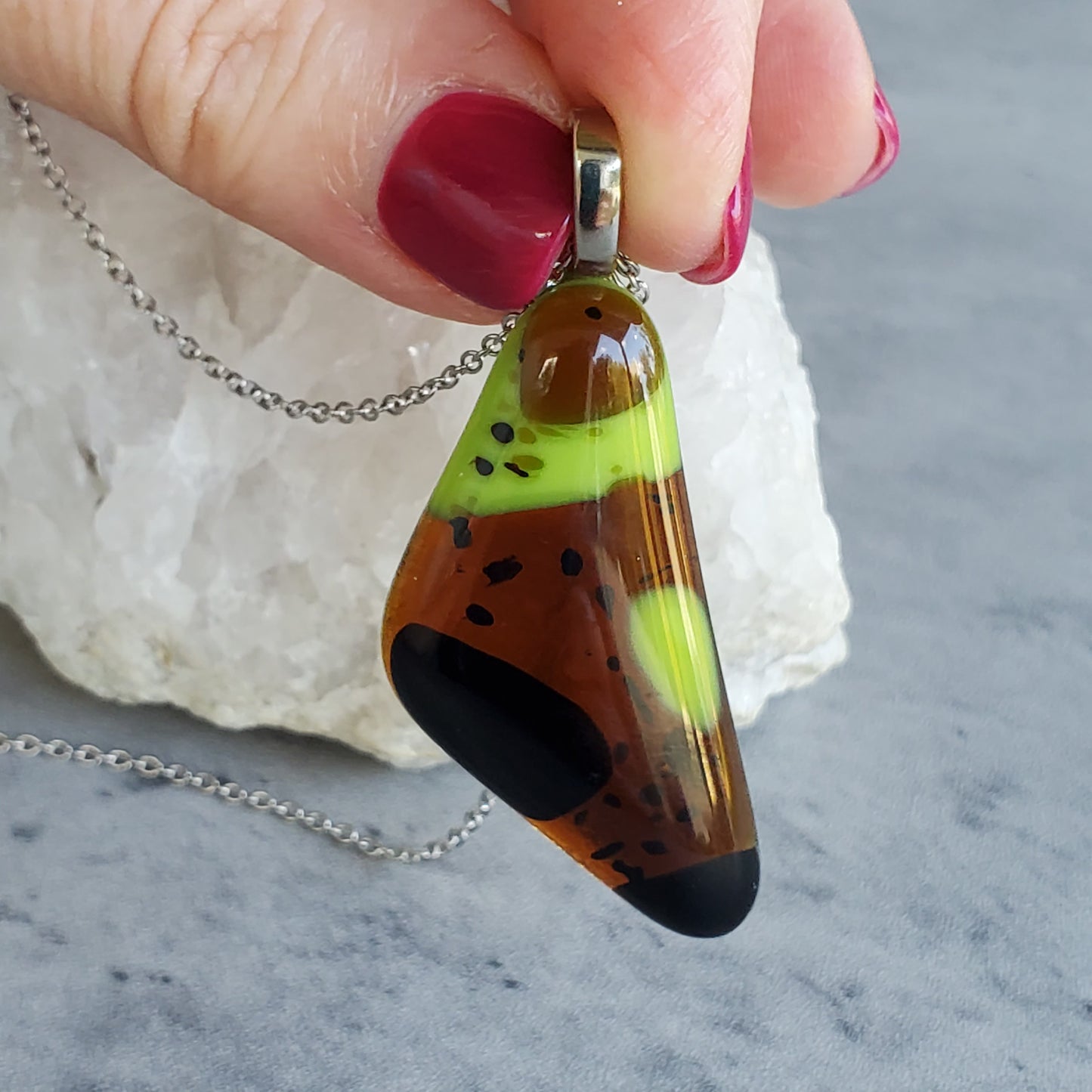 Fused Glass Pendant