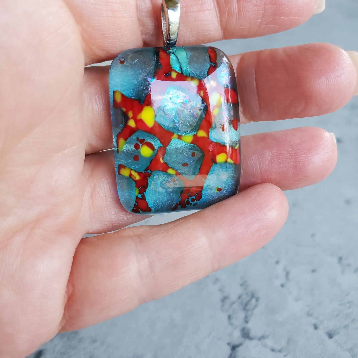 Fused Glass Pendant