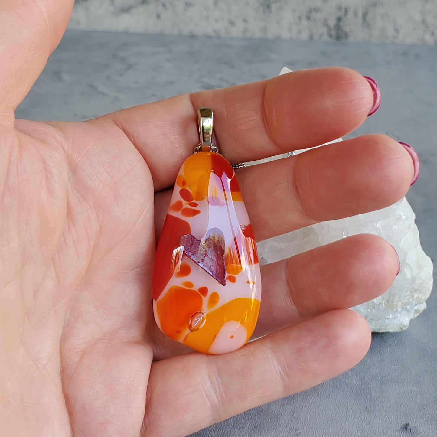 Fused Glass Pendant