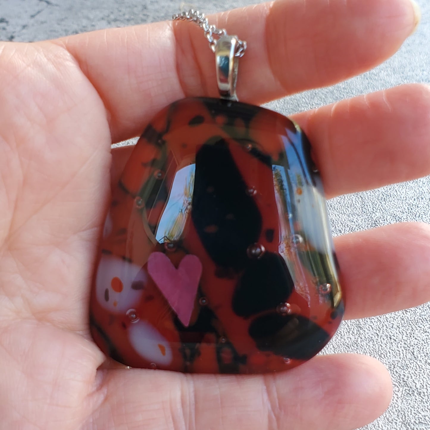 Fused Glass Pendant